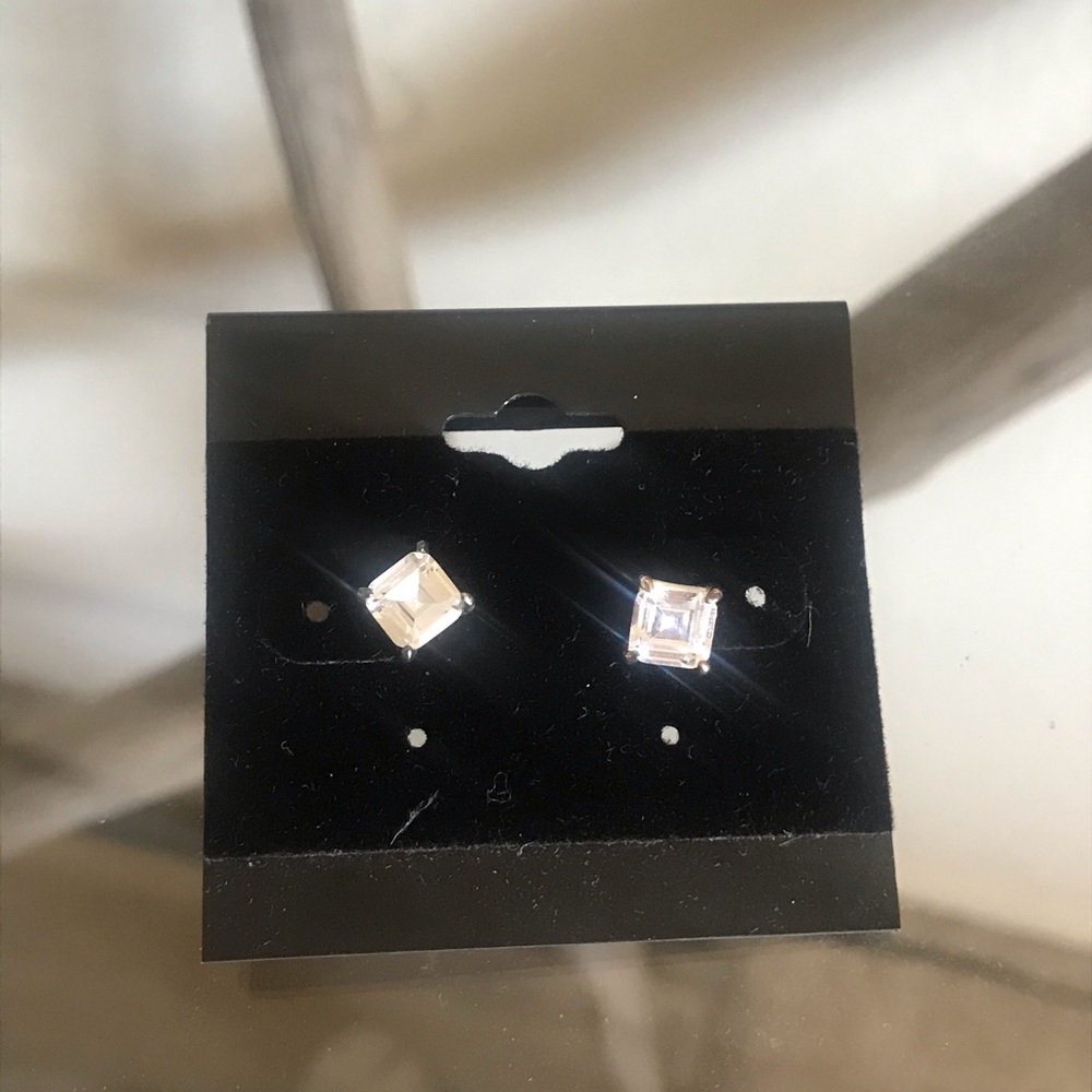 Rhinestone diamond earrings